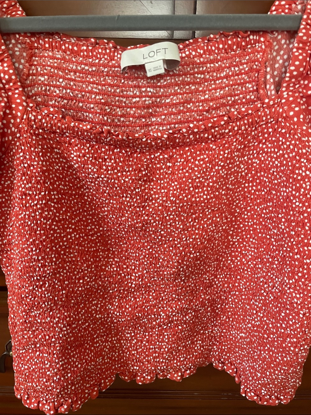 LOFT dotted top - Picture 3 of 3